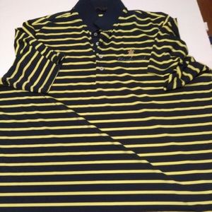 Ralph Lauren RLX Yellow & Blue Shirt 2XL